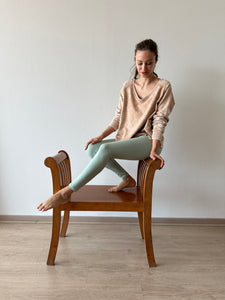 LEGGING LYCRA OPACA VERDE AGUA