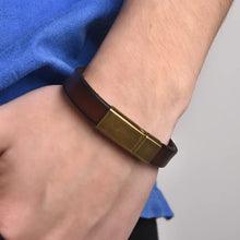 Cargar imagen en el visor de la galería, PULSERA CUERO HOMBRE
