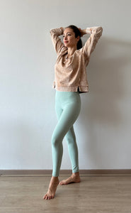 LEGGING LYCRA OPACA VERDE AGUA