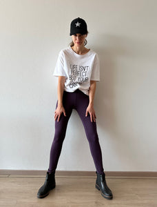 LEGGING LYCRA OPACA MORADA