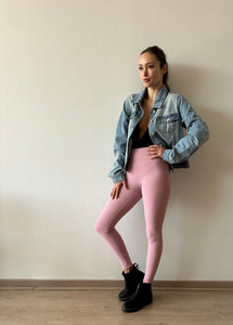 LEGGING LYCRA OPACA PALO DE ROSA