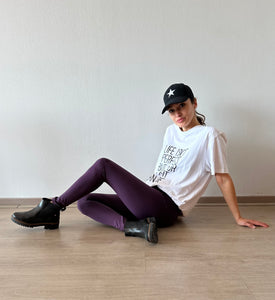 LEGGING LYCRA OPACA MORADA