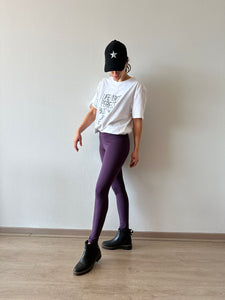 LEGGING LYCRA OPACA MORADA