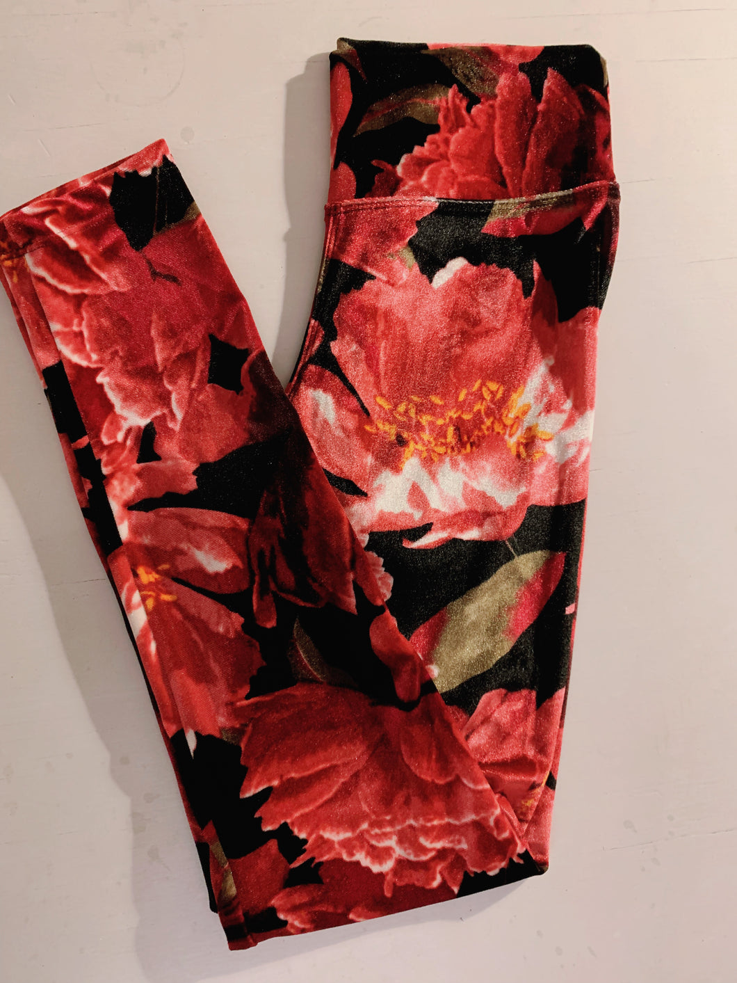 LEGGING TERCIOPELO ROSAS