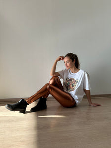 LEGGING COBRE METALIZADA