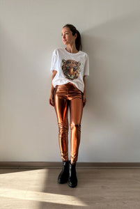 LEGGING COBRE METALIZADA